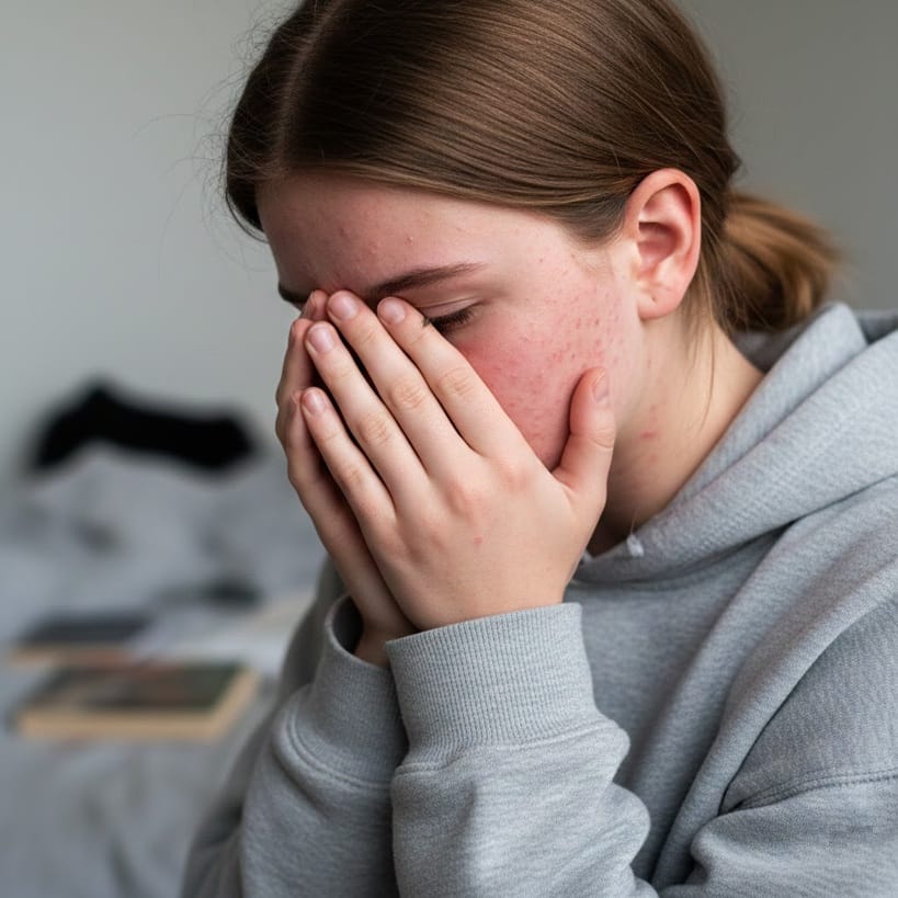 Acne, vergogna
